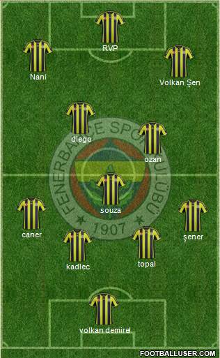 Fenerbahçe SK Formation 2015
