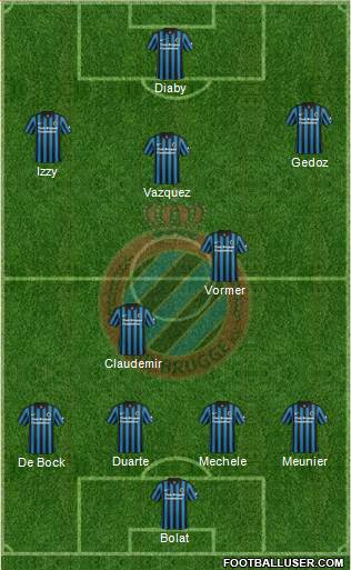 Club Brugge KV Formation 2015