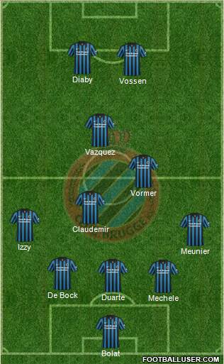Club Brugge KV Formation 2015