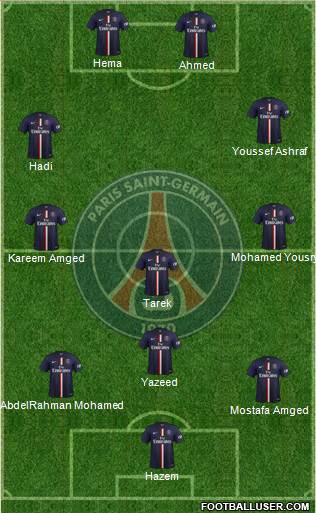 Paris Saint-Germain Formation 2015