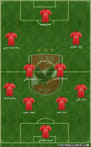 Al-Ahly Sporting Club Formation 2015