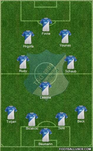 TSG 1899 Hoffenheim Formation 2015