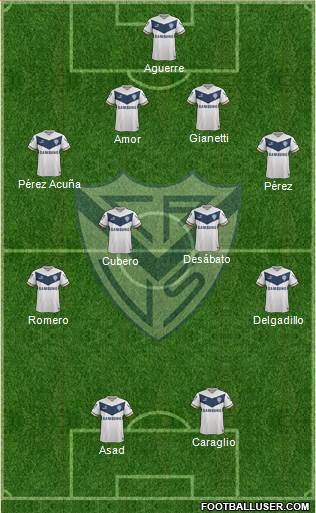 Vélez Sarsfield Formation 2015
