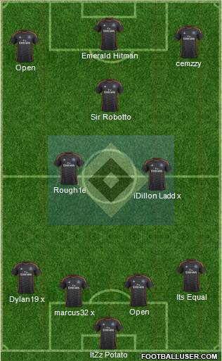 Hamburger SV Formation 2015