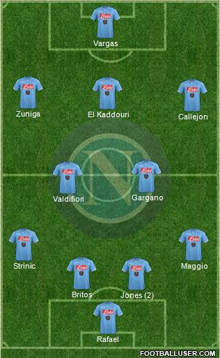 Napoli Formation 2015