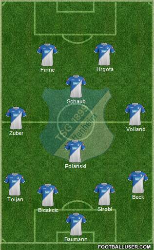 TSG 1899 Hoffenheim Formation 2015