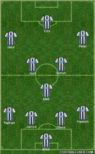 Newcastle United Formation 2015