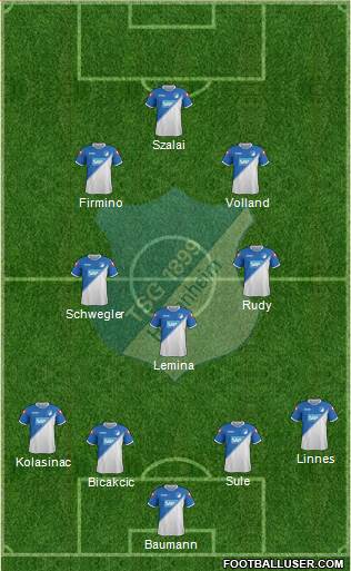 TSG 1899 Hoffenheim Formation 2015