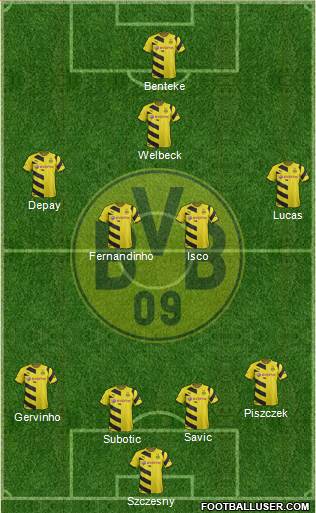 Borussia Dortmund Formation 2015