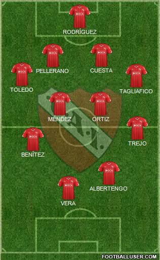 Independiente Formation 2015