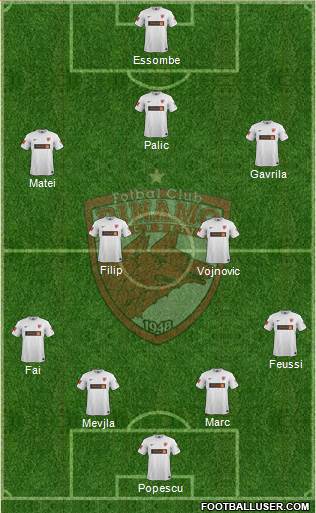 FC Dinamo 1948 Bucharest Formation 2015