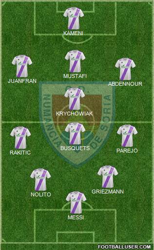 C.D. Numancia S.A.D. Formation 2015