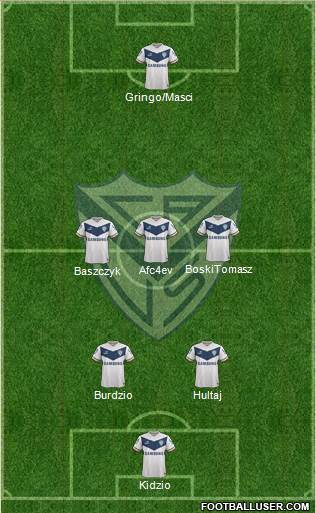 Vélez Sarsfield Formation 2015