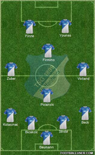 TSG 1899 Hoffenheim Formation 2015