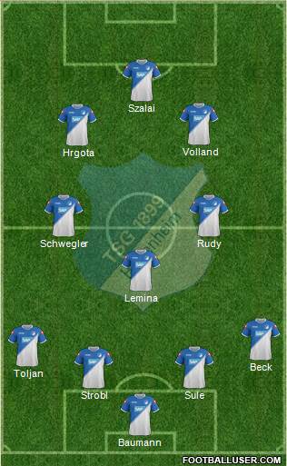 TSG 1899 Hoffenheim Formation 2015