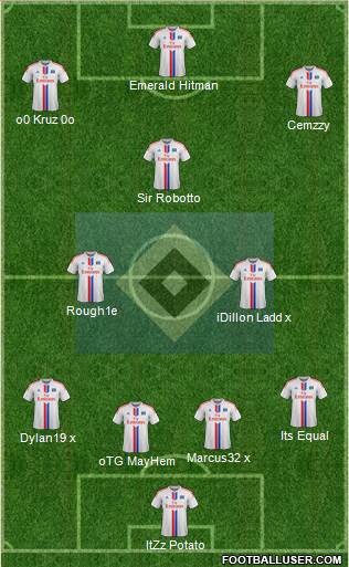 Hamburger SV Formation 2015