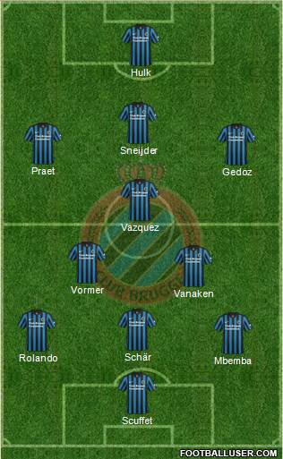 Club Brugge KV Formation 2015