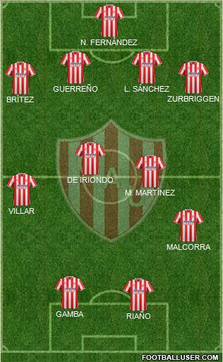 Unión de Santa Fe Formation 2015