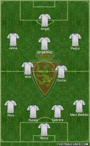 R. Zaragoza S.A.D. Formation 2015