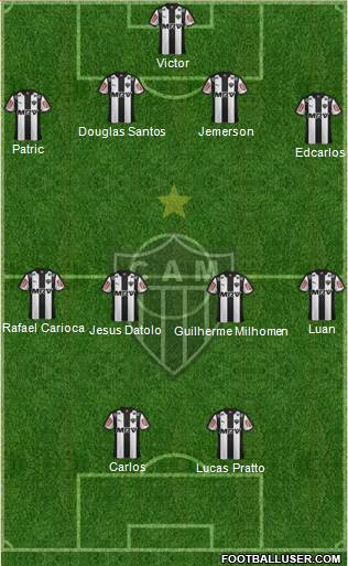 C Atlético Mineiro Formation 2015