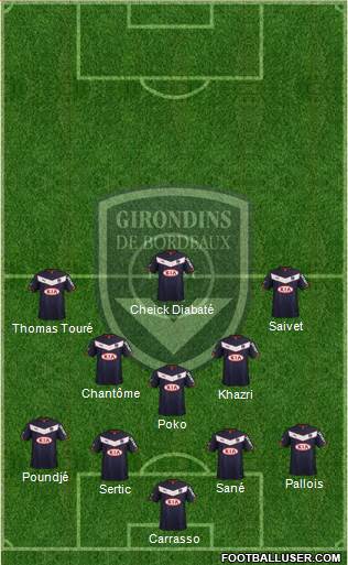 FC Girondins de Bordeaux Formation 2015