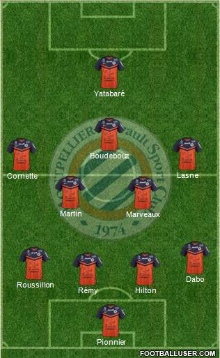 Montpellier Hérault Sport Club Formation 2015
