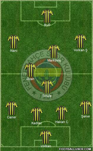 Fenerbahçe SK Formation 2015