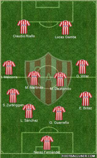 Unión de Santa Fe Formation 2015