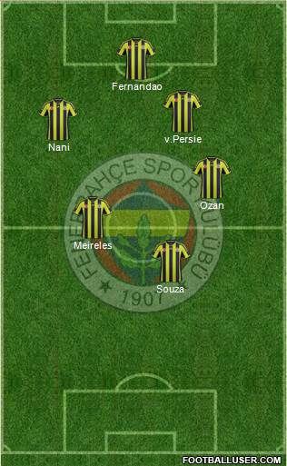 Fenerbahçe SK Formation 2015
