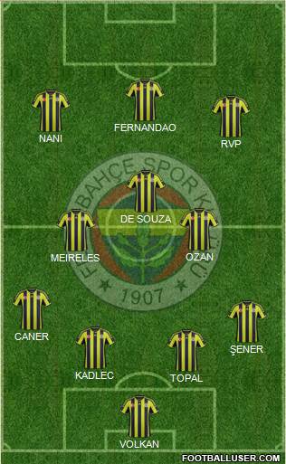 Fenerbahçe SK Formation 2015