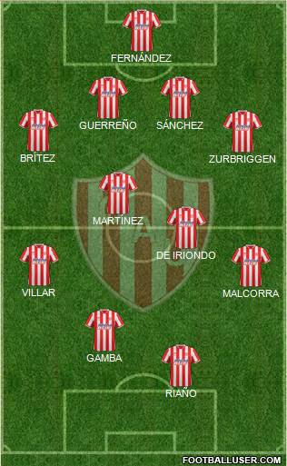 Unión de Santa Fe Formation 2015