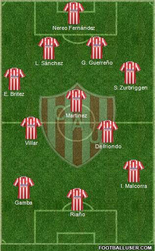 Unión de Santa Fe Formation 2015