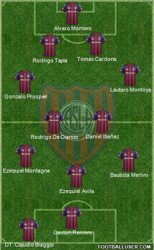 San Lorenzo de Almagro Formation 2015