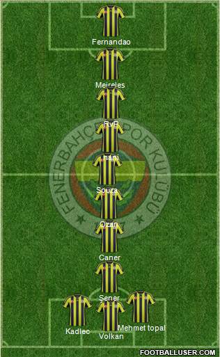 Fenerbahçe SK Formation 2015