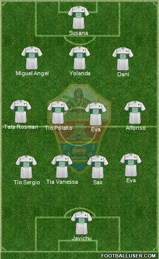 Elche C.F., S.A.D. Formation 2015