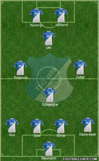TSG 1899 Hoffenheim Formation 2015