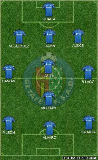 Getafe C.F., S.A.D. Formation 2015