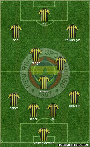Fenerbahçe SK Formation 2015