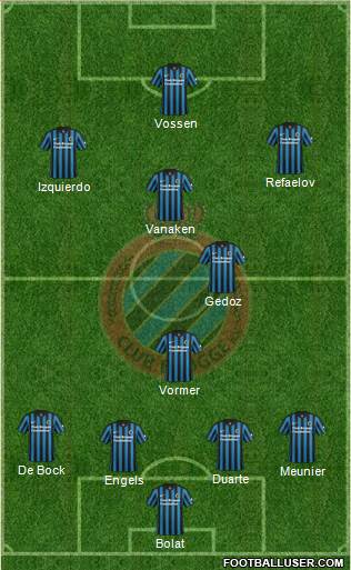 Club Brugge KV Formation 2015