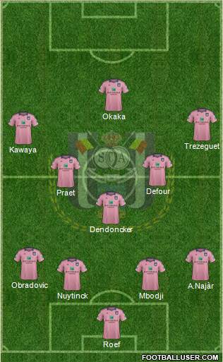 RSC Anderlecht Formation 2015