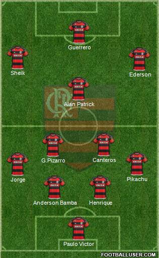 CR Flamengo Formation 2015