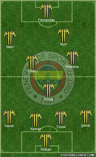 Fenerbahçe SK Formation 2015