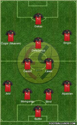 Eskisehirspor Formation 2015
