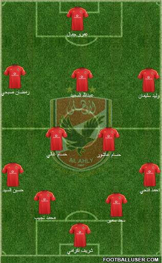 Al-Ahly Sporting Club Formation 2015