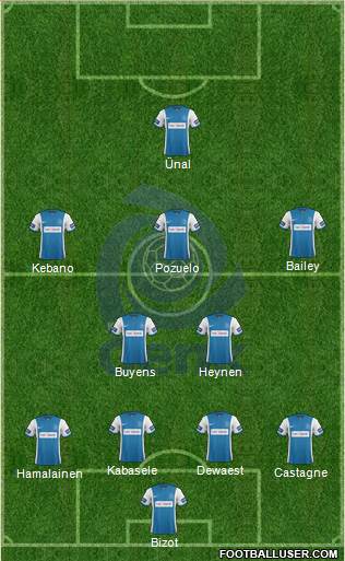 K Racing Club Genk Formation 2015