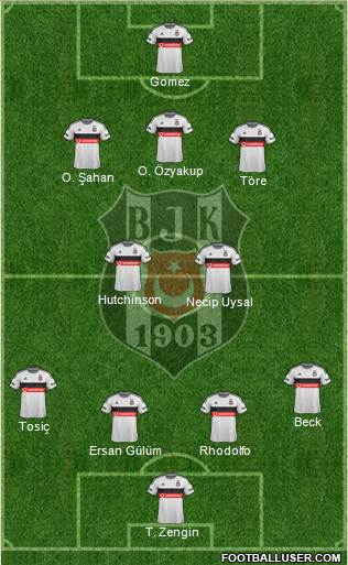 Besiktas JK Formation 2015