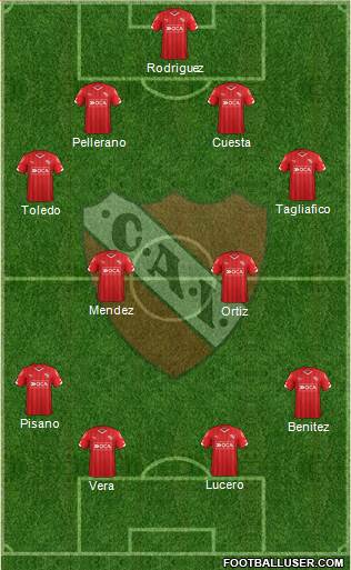Independiente Formation 2015