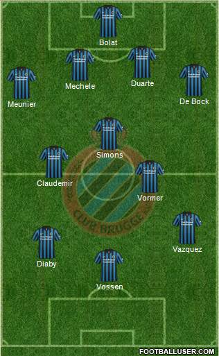 Club Brugge KV Formation 2015