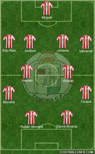 Zamora C.F. Formation 2015