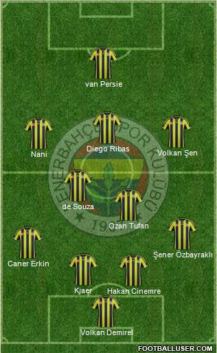 Fenerbahçe SK Formation 2015